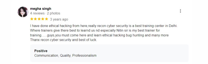 google review recon cyber security